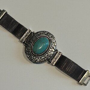Vintage Faux Torquoise Bracelet (7")